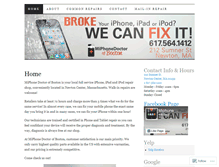 Tablet Screenshot of newtoniphonerepair.com